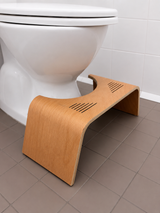 Slim Line Timber Toilet Stool