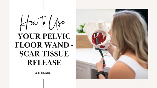 Episiotomy and perineal scar tissue massage with a Pelvic Floor Wand