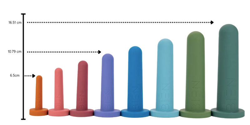 Silicone Vaginal Dilators - Full Set